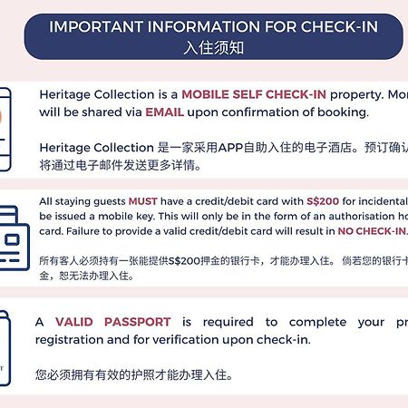 Heritage Collection On Pagoda - Mobile App Check-In Singapura Exterior foto
