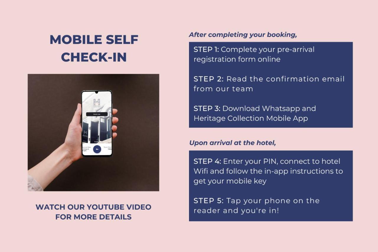 Heritage Collection On Pagoda - Mobile App Check-In Singapura Exterior foto